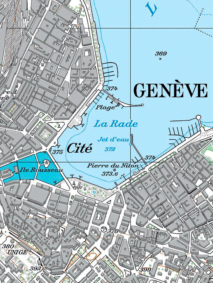 Carte de Genève