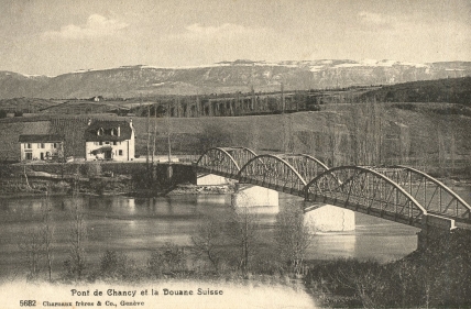 Pont de Chancy jadis
