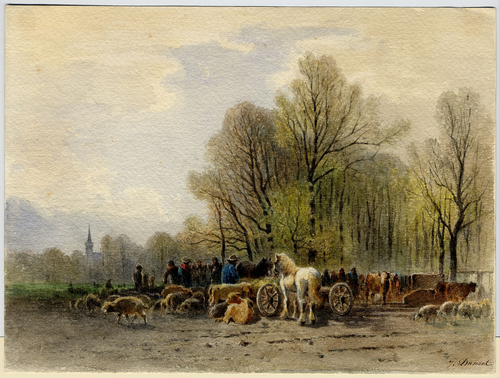 La plaine de Plainpalais au XIXe - coll. MAH