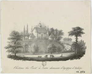 Château du Crest XIXe - coll. MAH