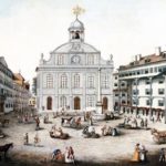 Temple de la Fusterie vers 1804 Geissler - coll. MAH