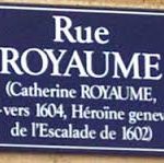 Aujourd'hui elle a sa rue