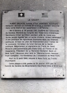 Plaque du Bicentenaire des Etats-Unis d'Amérique ©Office du patrimoine et des sites