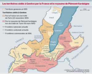 Frontière de Genève en 1815